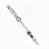 Twsbi Vac Mini Clear fountain pen with fine nib, transparent body showing internal components, designed for smooth writing.