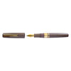Esterbrook Model J fountain pen from the Purple Collection with violet-colored barrel and gold accents.