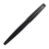 Diplomat Viper black fountain pen with capped design, showcasing sleek black resin body and silver accents.