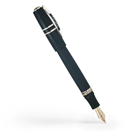 Visconti Homo Sapiens Bronze Age fountain pen with a sleek bronze body and fine nib, showcasing elegant craftsmanship.
