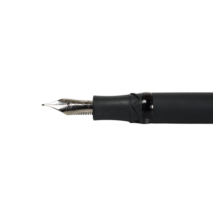 Visconti Homo Sapiens Bronze Age fountain pen with extra-fine nib, featuring a bronze-colored body and intricate details.