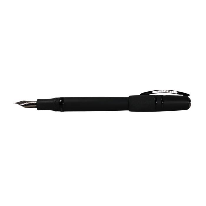 Visconti Homo Sapiens Bronze Age fountain pen with a sleek bronze body and fine nib, showcasing elegant craftsmanship.