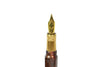 Visconti Mirage Mythos Apollo fountain pen with fine nib, featuring intricate design and luxurious craftsmanship.