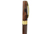 Visconti Mirage Mythos Apollo fountain pen with fine nib, featuring a sleek design and intricate detailing.
