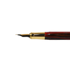 Visconti Van Gogh Flower Plum Orchard fountain pen with fine nib, showcasing intricate design and vibrant artwork.