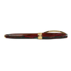 Visconti Van Gogh Flower Plum Orchard fountain pen with fine nib, showcasing detailed artwork on the pen body.