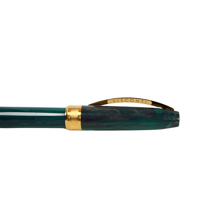 Visconti Van Gogh Novel Reader fountain pen with fine nib, featuring artistic design inspired by Vincent van Gogh's artwork