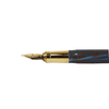 Visconti Van Gogh Oiran fountain pen with intricate design and gold accents, showcasing fine craftsmanship and vibrant artwork.