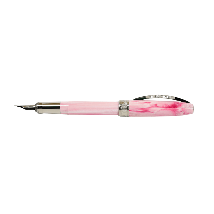 Visconti Van Gogh Souvenir de Mauve fountain pen with fine nib, featuring intricate design inspired by Vincent van Gogh's artwork.