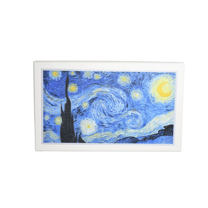 Visconti Van Gogh Starry Night fountain pen with fine nib, featuring a detailed design inspired by the famous painting.