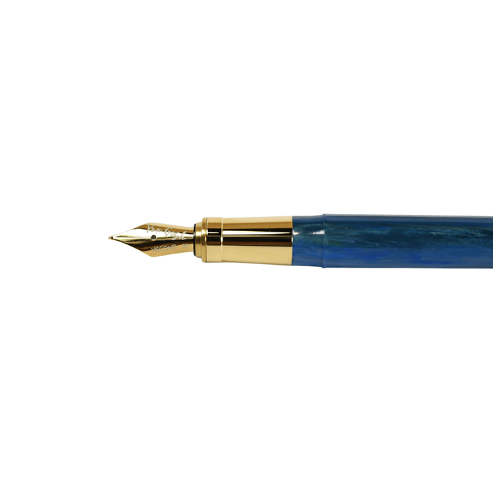 Visconti Van Gogh Wheatfield with Crows fountain pen with detailed artwork on the pen barrel.