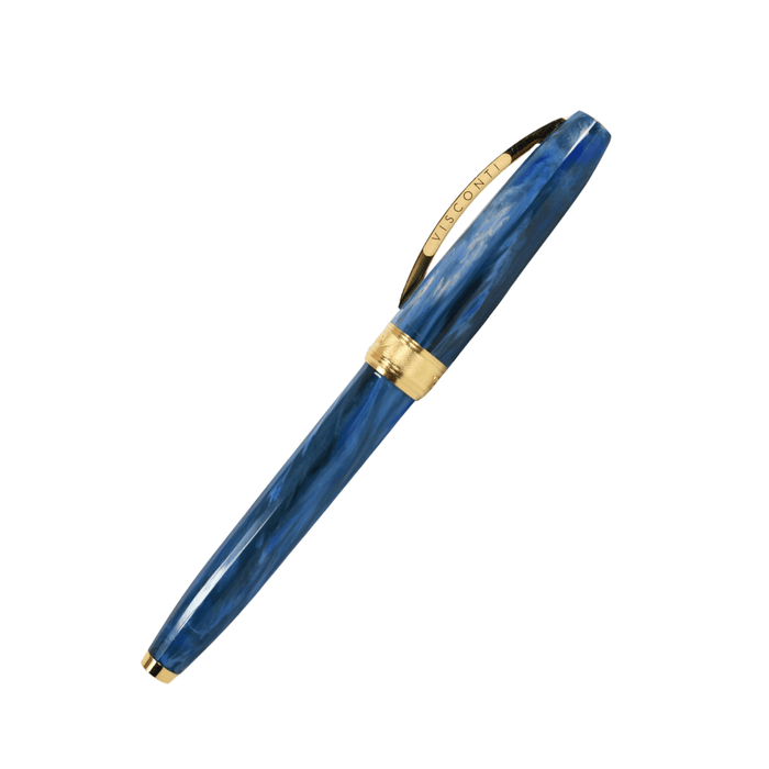 Visconti fountain pen featuring Van Gogh Wheatfield with Crows design with a fine nib, elegant writing instrument