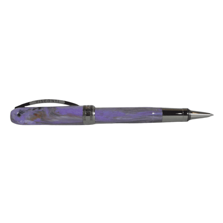 Visconti Rembrandt S Lavender rollerball pen with a sleek design and lavender-colored barrel on a white background.