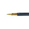 Visconti Van Gogh Novel Reader rollerball pen with detailed artwork design, black ink, and sleek metal body.