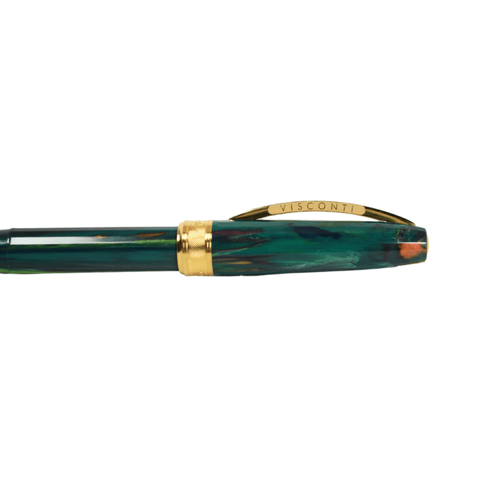 Visconti Van Gogh Novel Reader rollerball pen with detailed artwork design on the pen body.