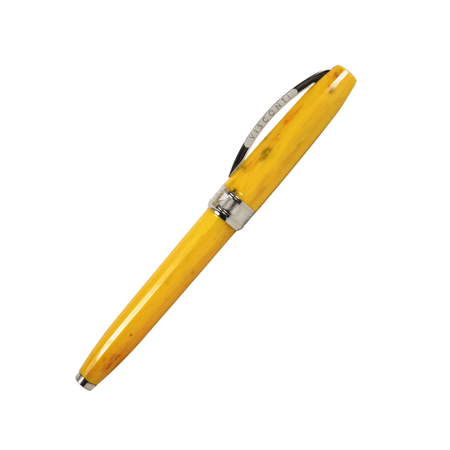 Visconti Van Gogh Sunflower rollerball pen with artistic sunflower design and sleek black body, ideal for writing elegance.