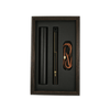 Y Studio Brassing portable fountain pen with fine nib, showcasing its sleek design and elegant craftsmanship.