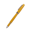 Yellow Jean-Pierre Lepine Yuzu rollerball pen with sleek design and smooth writing tip.