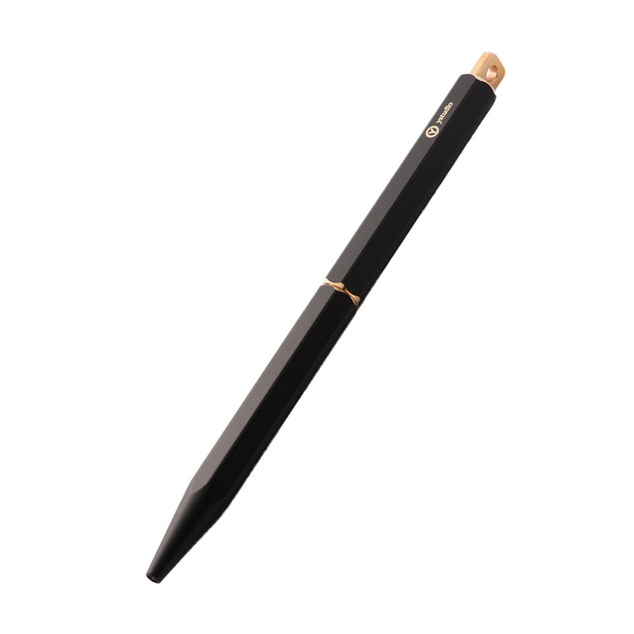 Y Studio Brassing portable ballpoint pen with sleek design and metallic finish, ideal for everyday writing and on-the-go use.