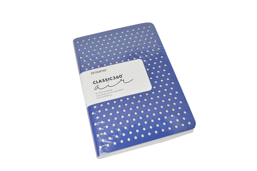 Black Zequenz Journal Classic 360 Air with smooth cover and spiral binding, designed for daily journaling and note-taking.