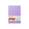 Zequenz Pop Journals Ruled B6 with purple cover, compact notebook for writing and note-taking, featuring lined pages.